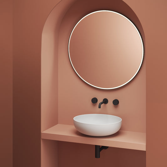 Lavabo da appoggio/su colonna diam. 50 cm Jolie