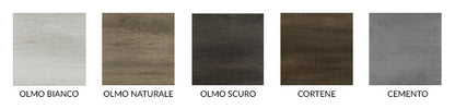 Ensemble buanderie Unika 110 cm avec lavabo modèle ONDA 45 x 50 