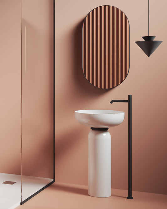 Colonne de diamètre 50 cm pour lavabo Jolie
