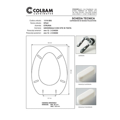 Abattant de toilette compatible avec le style