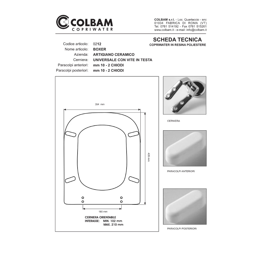 Siège de toilette compatible avec les boxers