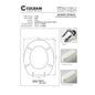 Siège de toilette compatible Iseo
