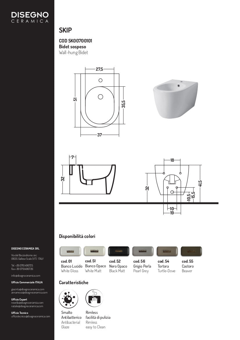 Bidet Sospeso Skip