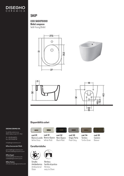 Bidet Sospeso Skip