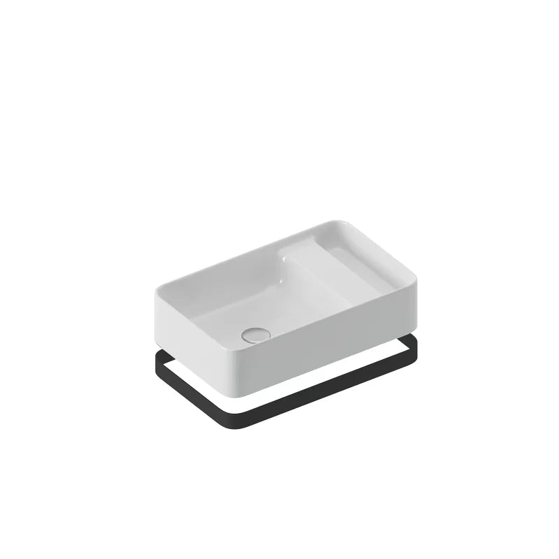 lavabo Brooklyn 65x40 ArtCeram con portasciugamani