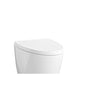 Abattant de toilette en forme d'œuf