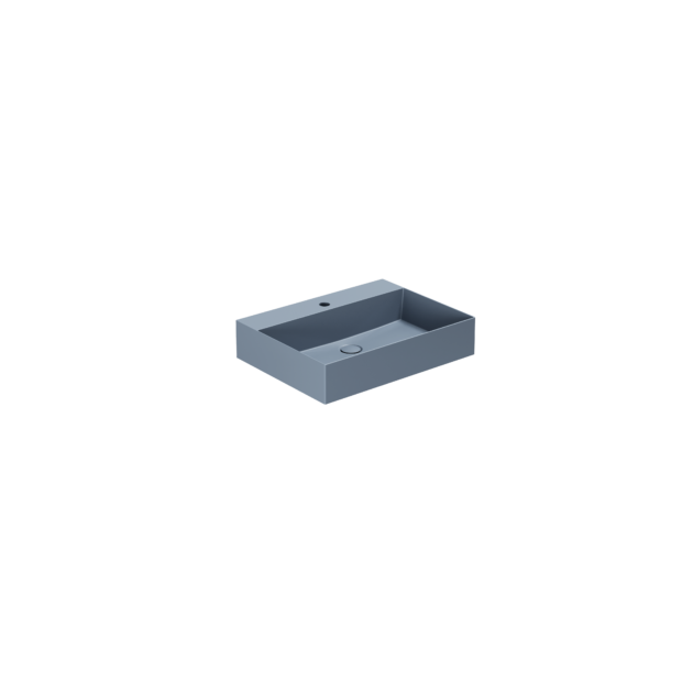 Lavabo appoggio/sospeso monoforo cm 50x45 Elegance Squared