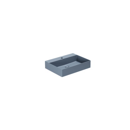Lavabo appoggio/sospeso monoforo cm 50x45 Elegance Squared