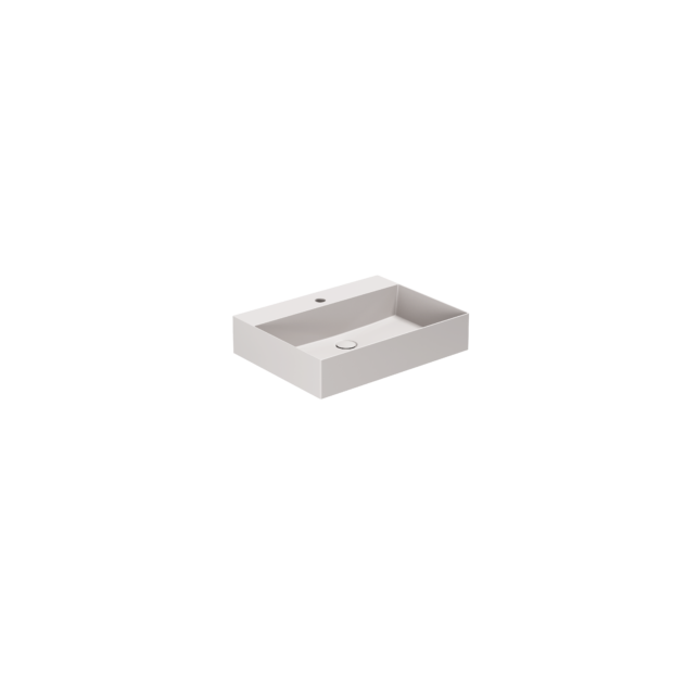 Lavabo appoggio/sospeso monoforo cm 50x45 Elegance Squared