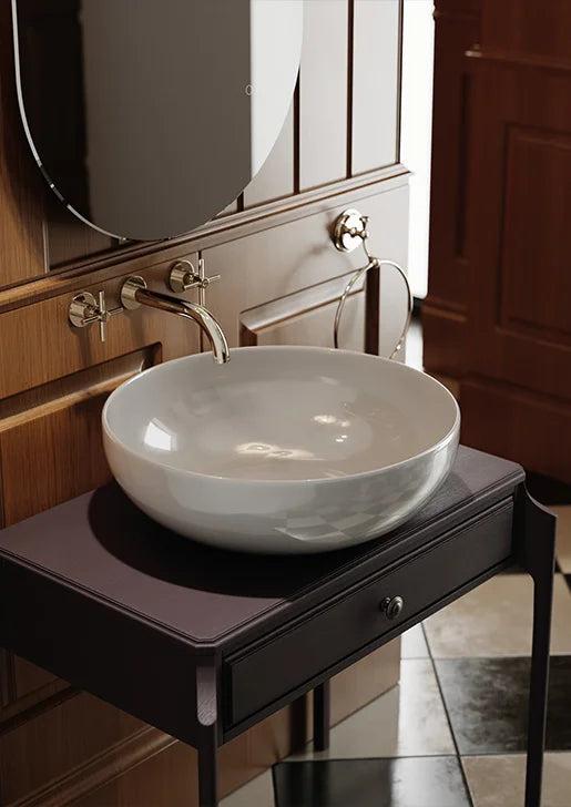 Lavabo da appoggio/su colonna diam. 50 cm Jolie