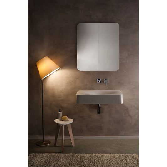 Lavabo Fuji à poser ou suspendu, sans trou