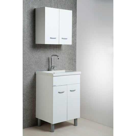 Lavabo en sable 60x50 avec baignoire en céramique