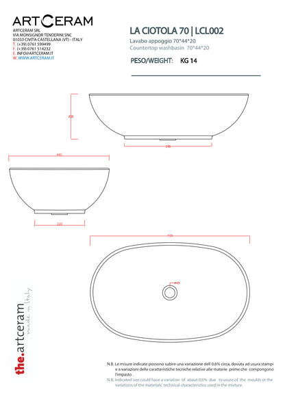 Lavabo La Ciotola