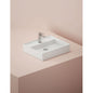 Lavabo suspendu/à poser 55 x 48 cm à marches