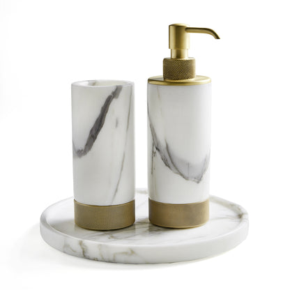 Dispenser Sapone da appoggio Apuana 2.0 Oro Opaco