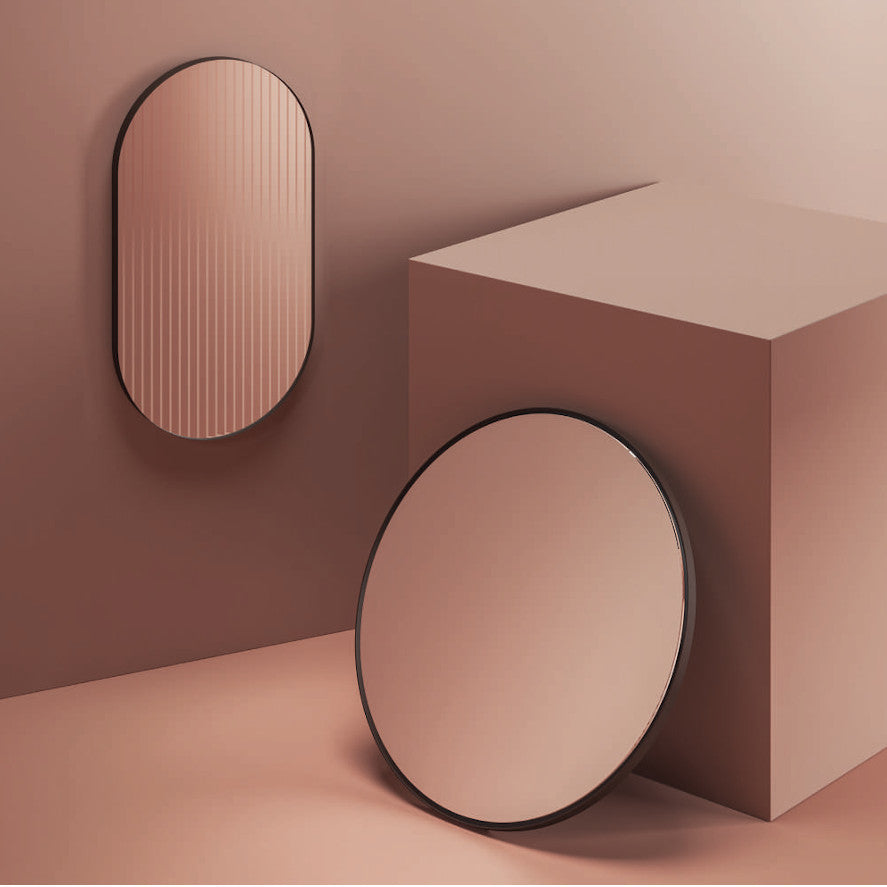 Miroir de salle de bain ovale 50x90 cm avec cadre Look Ring
