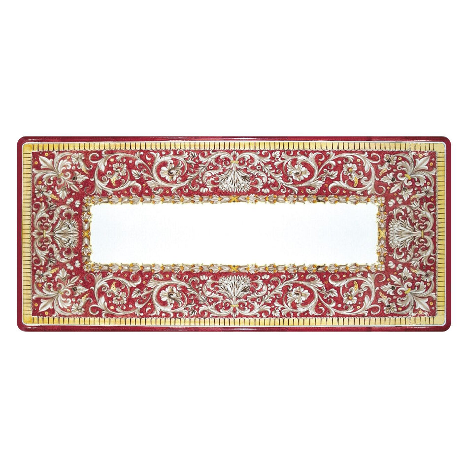 Table rectangulaire en pierre de lave Ricco Deruta Pieno