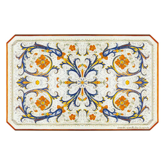 Table rectangulaire en pierre de lave Ricco Deruta Pieno