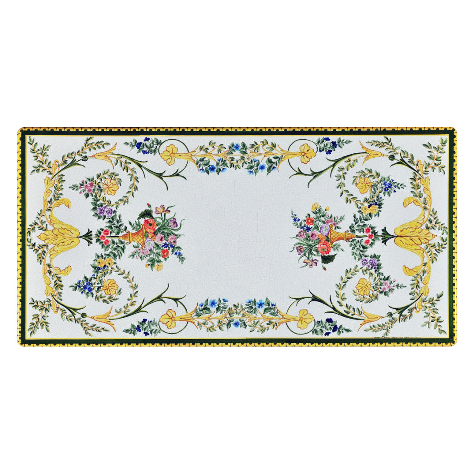 Table rectangulaire en pierre de lave Ricco Deruta Pieno