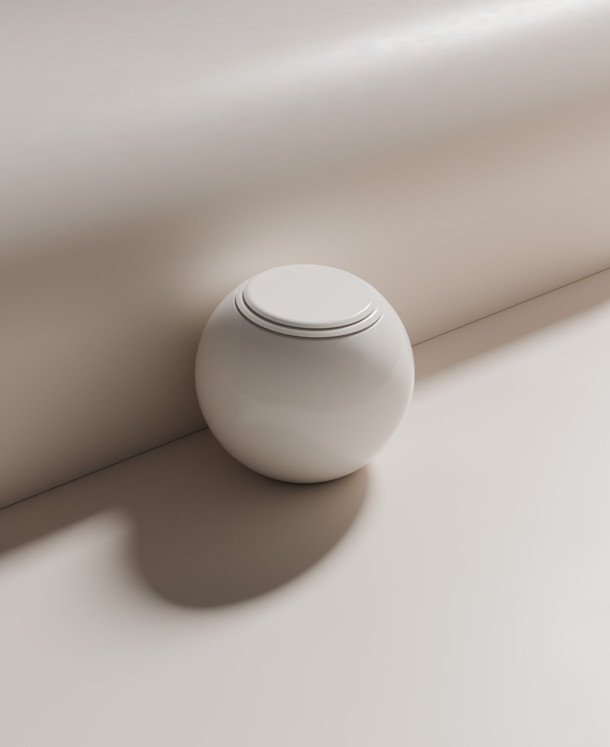 vaso Wc a terra bianco Sfera Disegno Ceramica